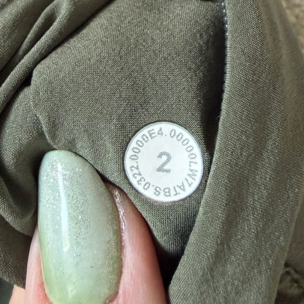 Lululemon Track That Shorts Size 2 Soft Cool Olive Green High-Rise Cut Liner 5